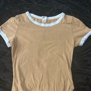 white and yellow bozzolo shirt